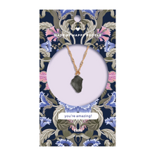 Load image into Gallery viewer, You&#39;re Amazing! Black Agate Necklace
