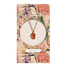 Load image into Gallery viewer, Hey Beautiful! Carnelian Necklace
