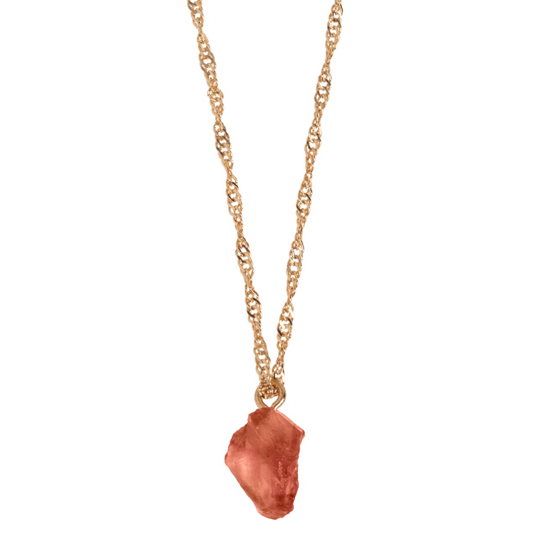 Hey Beautiful! Carnelian Necklace