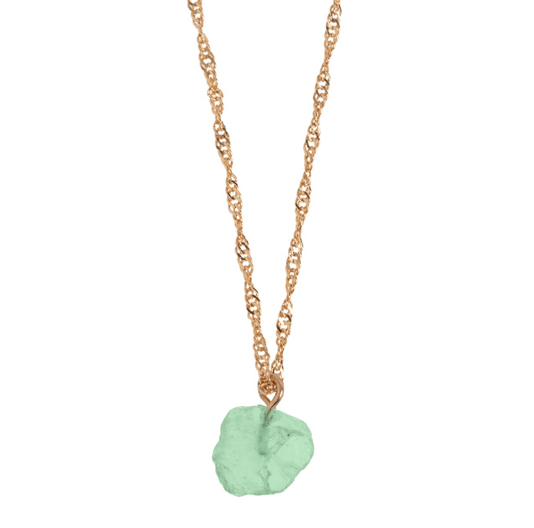 Girl on Fire! Amazonite Necklace