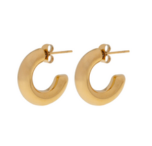 Load image into Gallery viewer, Alexandra - Classic Gold Hoop Earrings Stainless Steel
