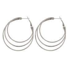 Load image into Gallery viewer, Eleonora - Thin Triple Hoop Earrings
