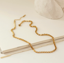 Load image into Gallery viewer, Celine - Bismarck Inspired Chain Vintage Necklace - Stainless Steel
