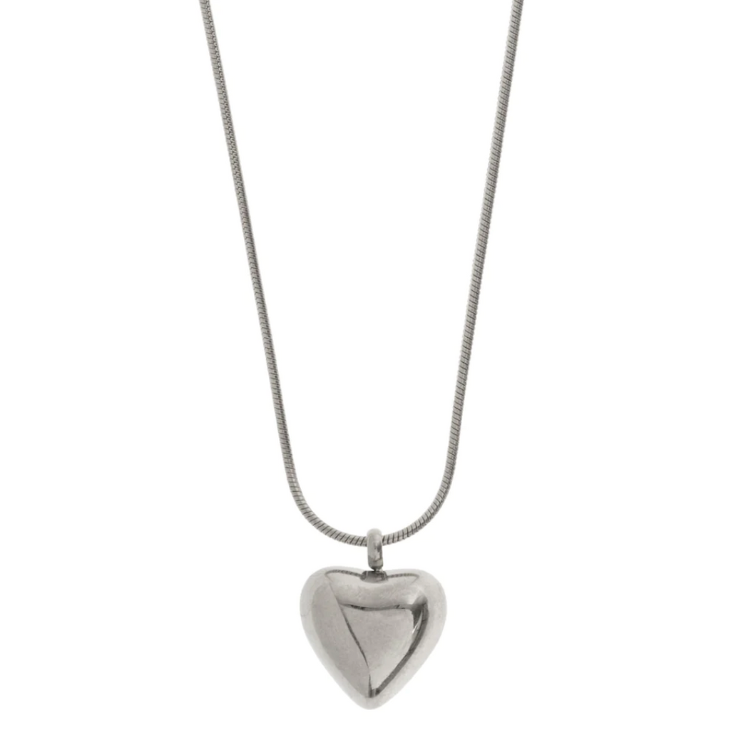 Lovisa - Heart Necklace - Stainless Steel