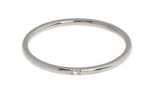 Load image into Gallery viewer, Evi - Petite Crystal Ring Stainless Steel
