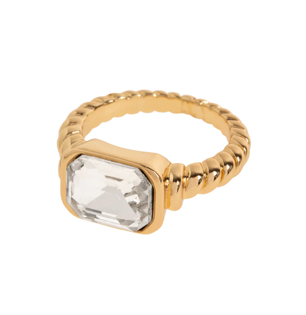 Dora Crystal Statement Ring