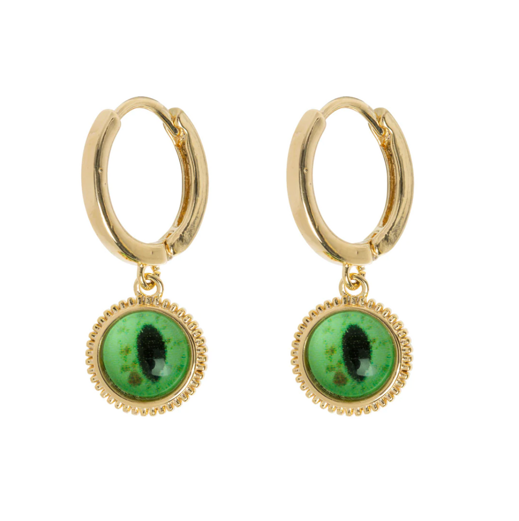 Kiia - Animal Eye Hoop Earrings