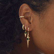 Load image into Gallery viewer, Kiia - Crocodile Hoop Earrings
