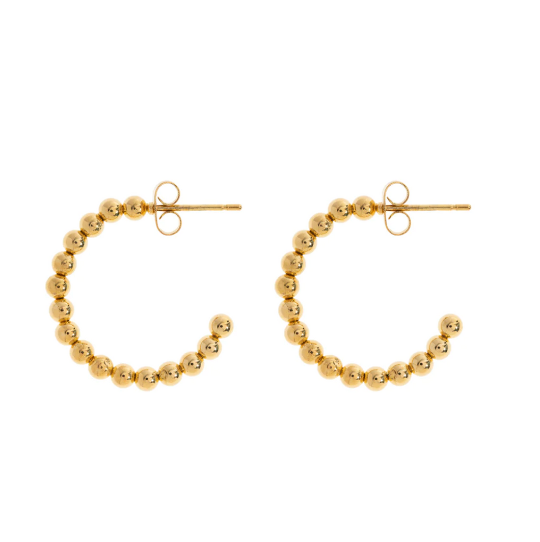 Ida - Bubbly Hoop Earrings Stainless Steel