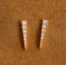 Load image into Gallery viewer, Eliza - Spike Crystal Ear Studs
