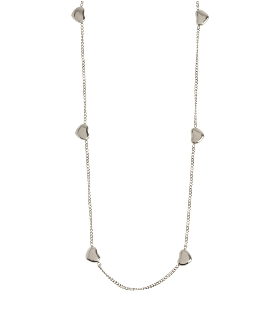 Lilou - Multi-heart Necklace Stainless Steel