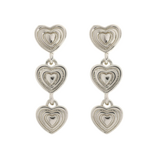 Load image into Gallery viewer, Baby - Dangling Heart Stud Earrings Stainless Steel
