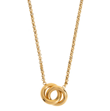 Load image into Gallery viewer, Nico Infinity Rings Necklace Stainless Steel
