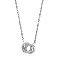 Load image into Gallery viewer, Nico Infinity Rings Necklace Stainless Steel
