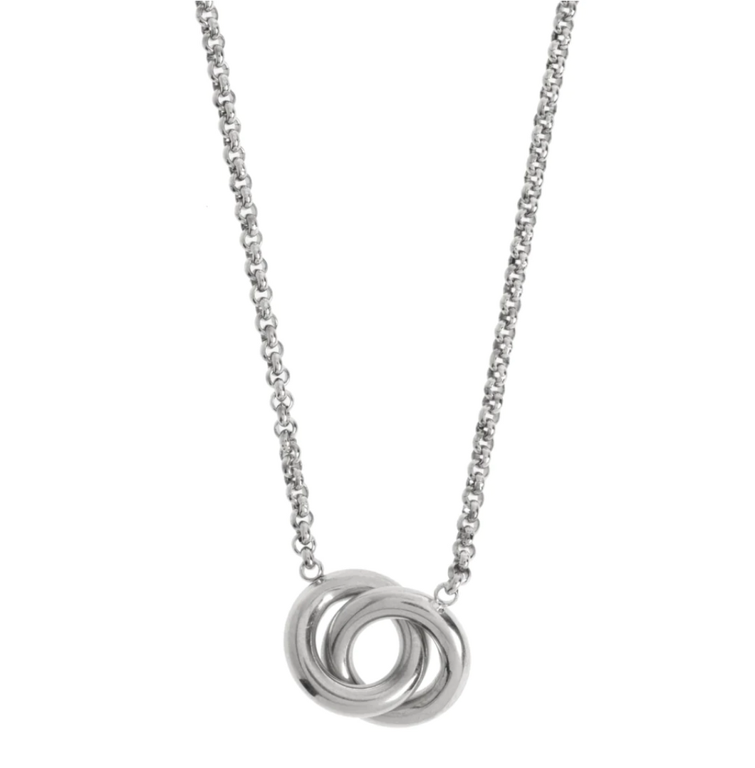 Nico Infinity Rings Necklace Stainless Steel