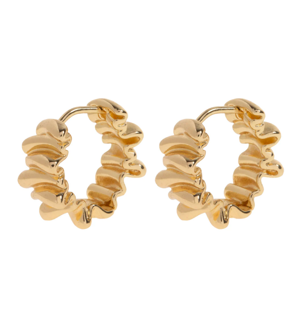 Wild Chunky Texture Hoop Earrings