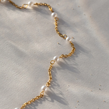 Load image into Gallery viewer, Estelle Soft Pearl Necklace Stainless Steel
