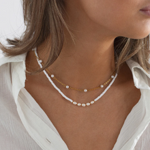 Load image into Gallery viewer, Estelle Soft Pearl Necklace Stainless Steel
