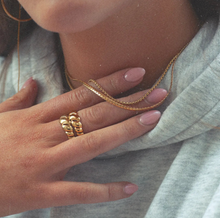 Load image into Gallery viewer, Bea Croissant Ring Stainless Steel
