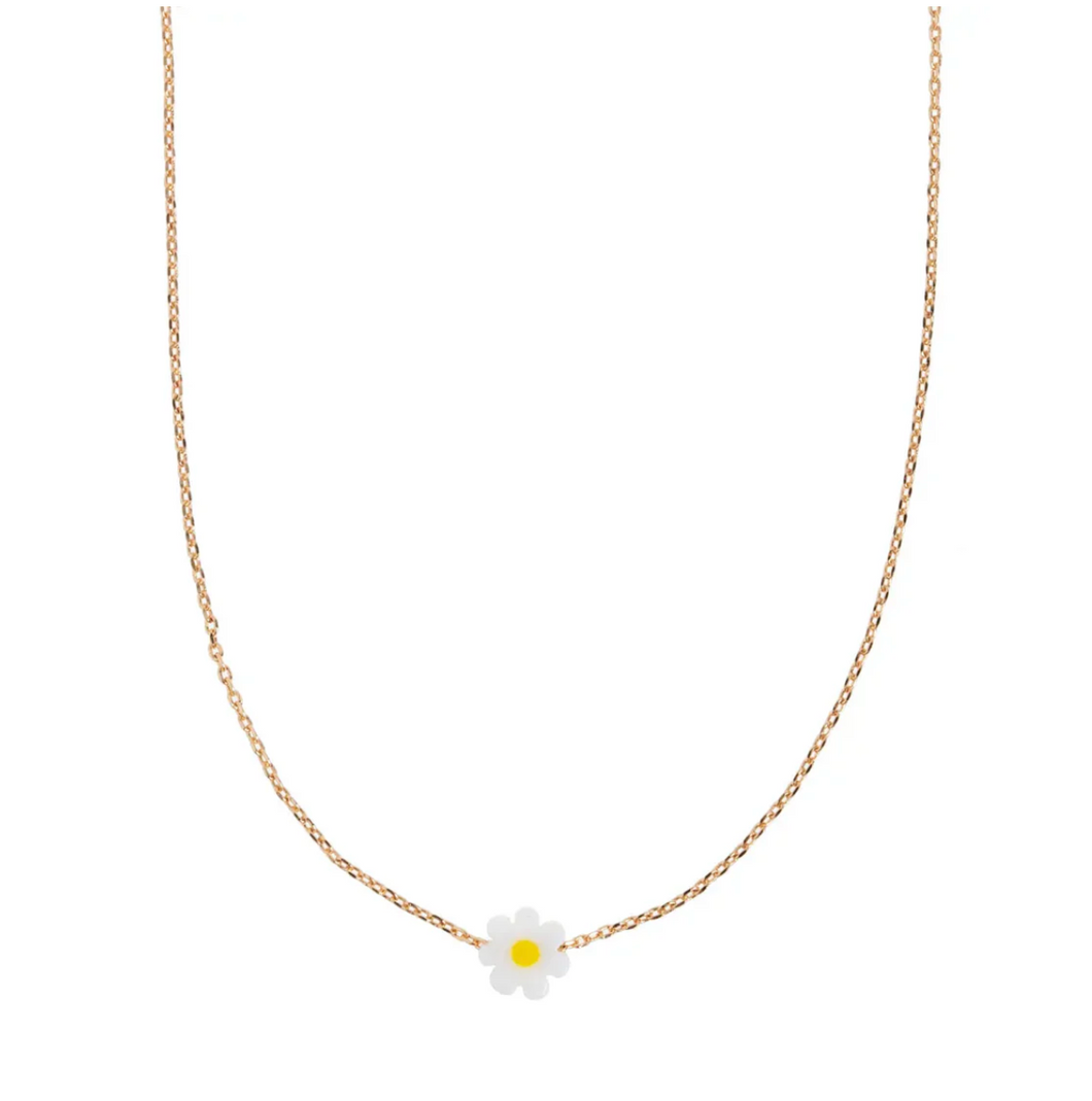 Ella Tiny Daisy Minimalistic Necklace