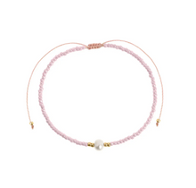 Load image into Gallery viewer, Alba Bead with Pearl Macrame Bracelet
