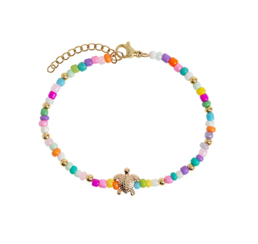 Lori Turtle Colorful Bead Summer Bracelet