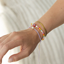 Load image into Gallery viewer, Suzy Evil Eye Colorful Bead Bracelet
