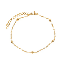 Load image into Gallery viewer, Heather Bohemic Minimalistic Ball Chain Bracelet Stainless Steel
