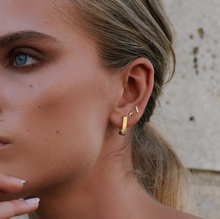 Load image into Gallery viewer, Max Square Hoop Stud Earrings
