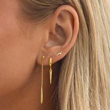 Load image into Gallery viewer, Nyah Spike Hoop Earrings
