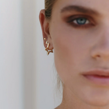 Load image into Gallery viewer, Dixie Cross Minimalistic Stud Earrings
