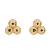 Load image into Gallery viewer, Agnes 3 Balls Small Stud Earrings
