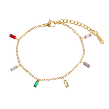 Load image into Gallery viewer, Suki Multi-Colored Chain Bracelet Stainless Steel
