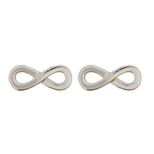 Load image into Gallery viewer, Noa Small Infinity Stud Earrings
