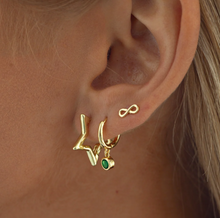 Load image into Gallery viewer, Noa Small Infinity Stud Earrings
