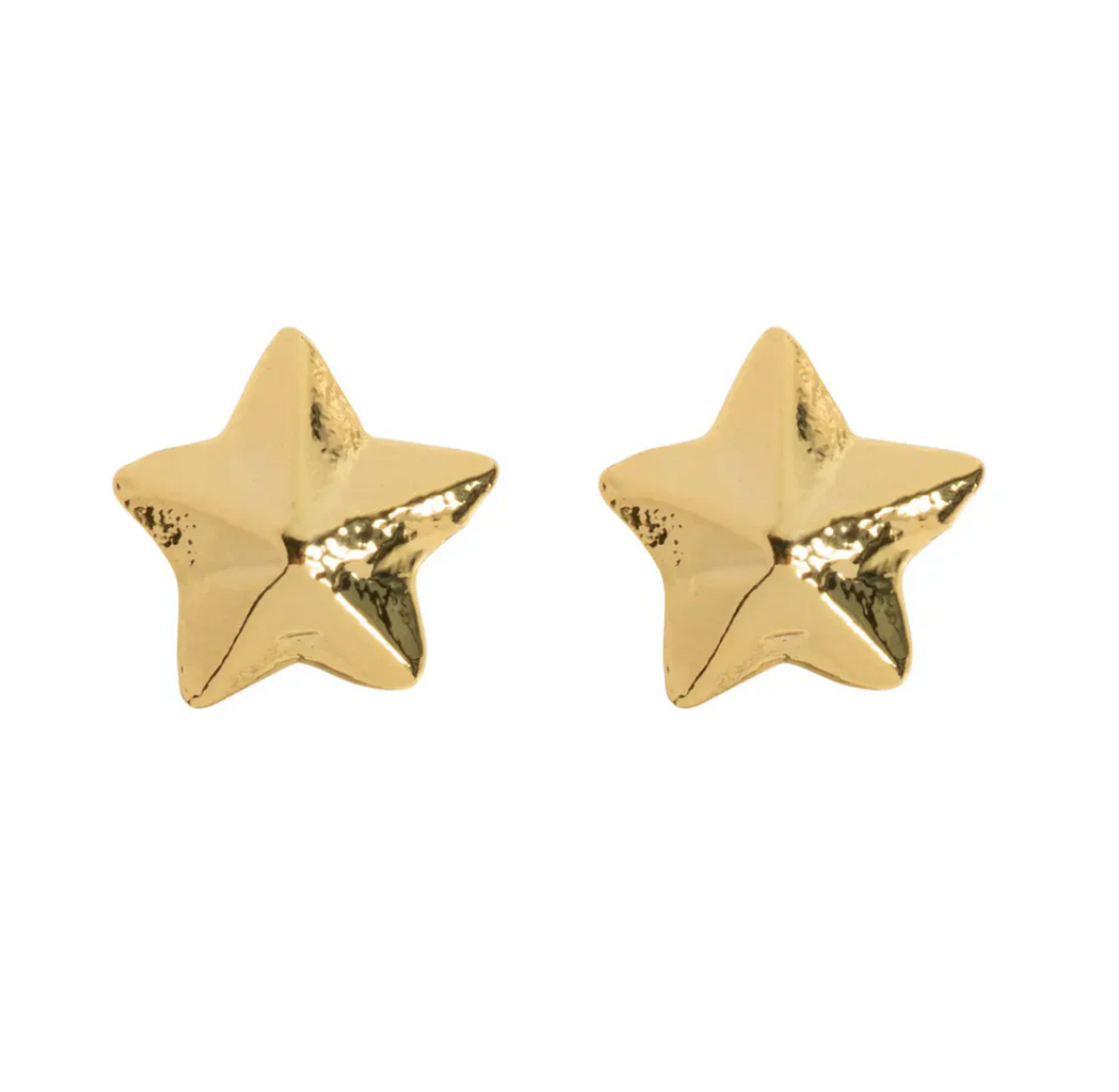 Vega Small Star Stud Earrings