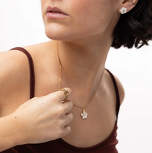 Load image into Gallery viewer, Ruta Flower Adjustable Ring Stainless Steel
