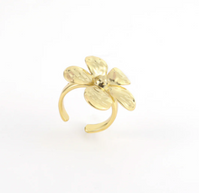 Load image into Gallery viewer, Filippa Flower Adjustable Ring

