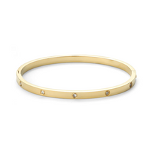 Load image into Gallery viewer, Fiona Crystal Bangle Bracelet Stainless Steel
