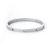 Load image into Gallery viewer, Leia Star Bangle Bracelet Stainless Steel
