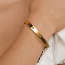 Load image into Gallery viewer, Leia Star Bangle Bracelet Stainless Steel
