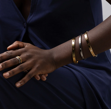 Load image into Gallery viewer, Leia Star Bangle Bracelet Stainless Steel
