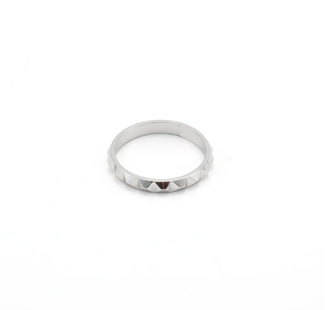 Vide Dainty Spike Ring Stainless Steel