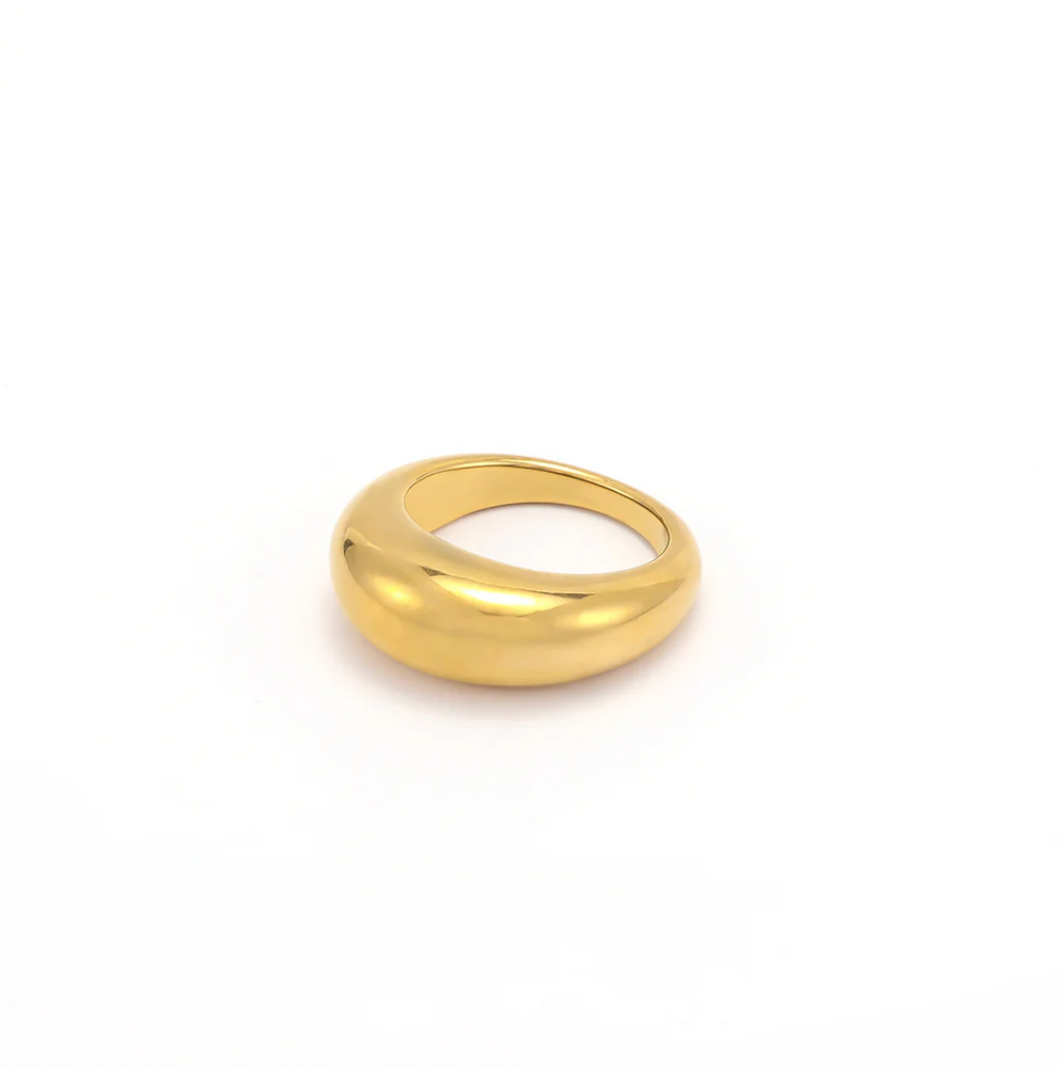 Andie Dome Chunky Ring Stainless Steel