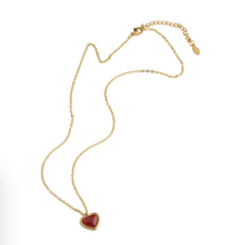 Load image into Gallery viewer, Sonja Jelly Heart Necklace

