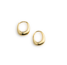 Load image into Gallery viewer, Hedvig Classic Wide Hoop Earrings Stainless Steel
