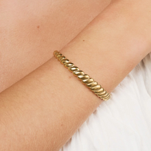 Load image into Gallery viewer, Bea Croissant Bangle Bracelet
