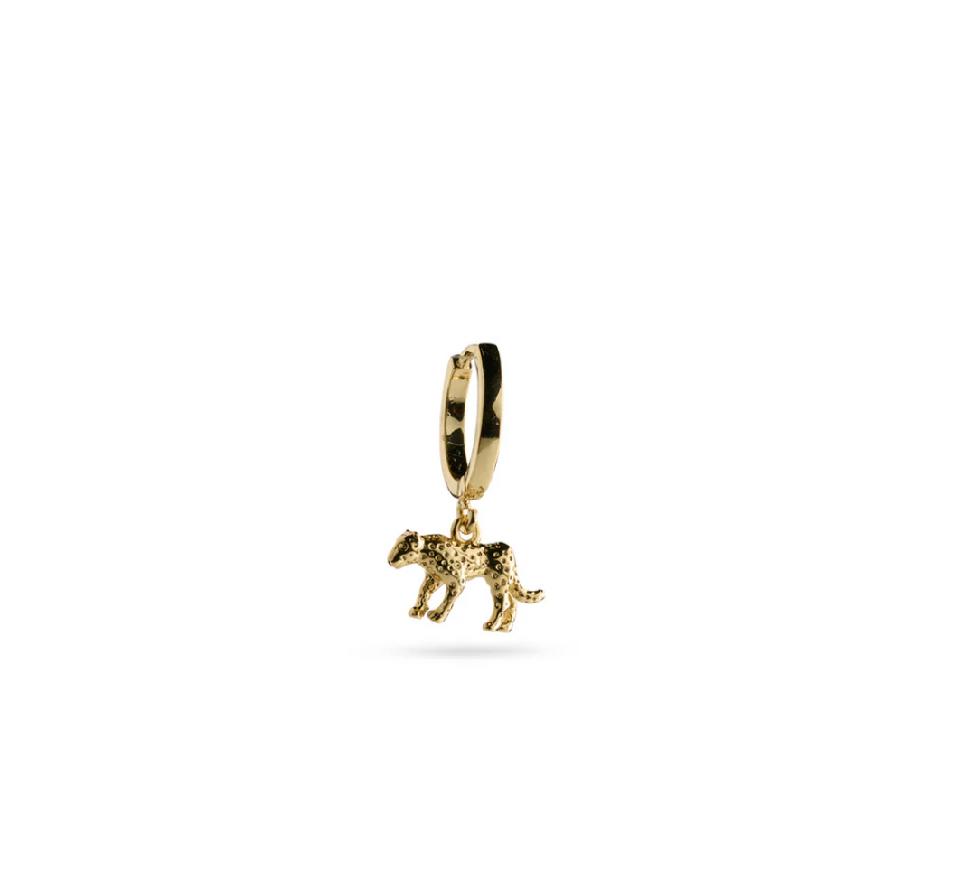 Quinn Leopard Hoop Earrings
