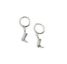 Load image into Gallery viewer, Wendy Cowboy Boot Hoop Earrings

