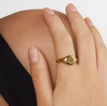 Load image into Gallery viewer, Dixie Smiley Face Signet Ring Stainless Steel
